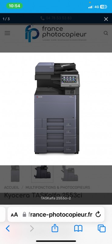 Location & Vente de photocopieurs laser multifonctions toute marque pour entreprise à Mandelieu